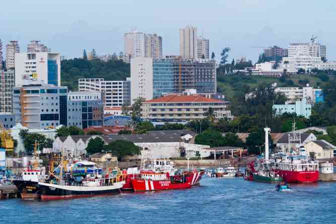 Maputo, Mozambique's capital, is a port city