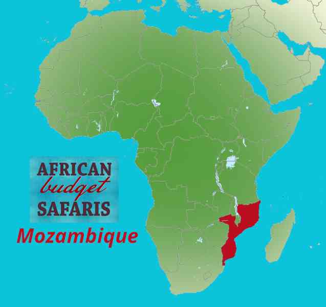 Mozambique is on the southeast coast of Africa