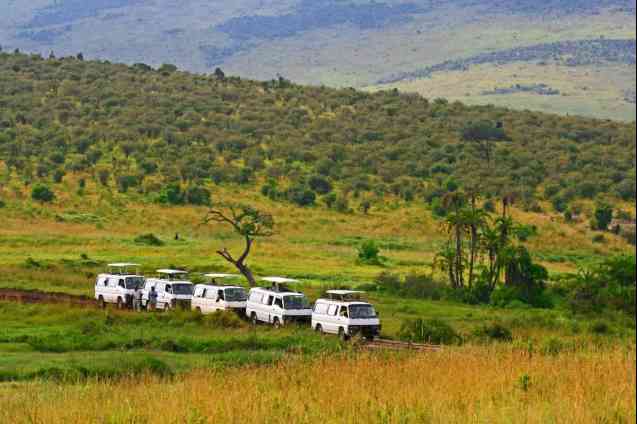 Masai Mara safari vehicles