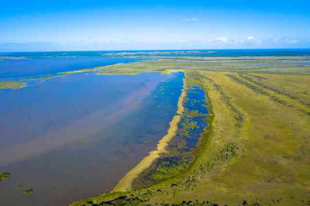 Isimangaliso estuary in South Africa