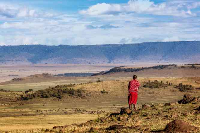 Maasai African tribesman