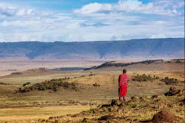 Maasai African tribesman