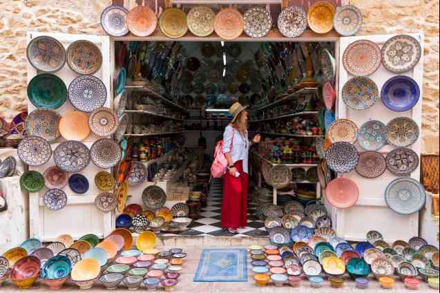 Morocco female traveller