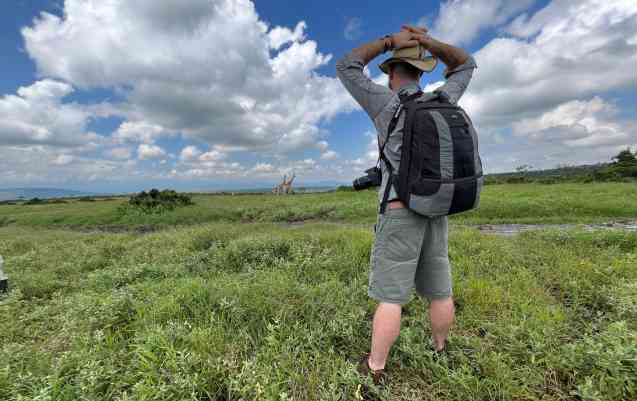 Abarderes on safari in Kenya