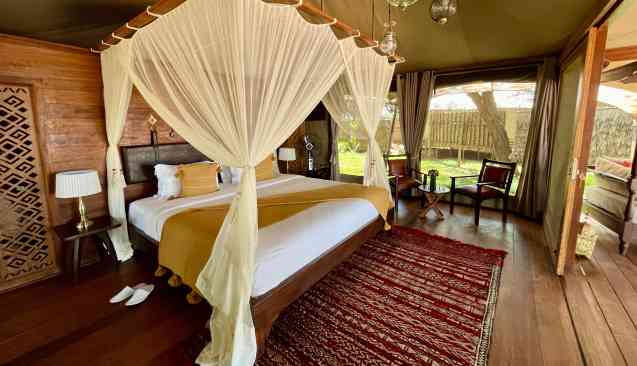 Soroi Larsens camp room, Samburu