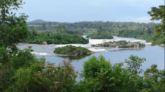 The White Nile in Jinja, Uganda