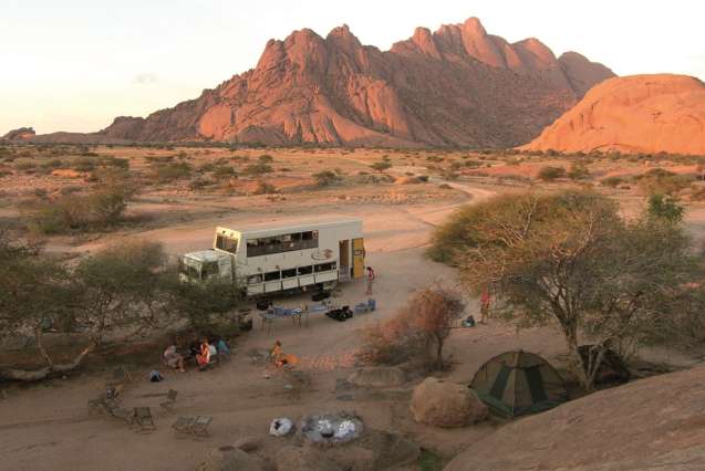 Spitzkoppe overland tour Namibia