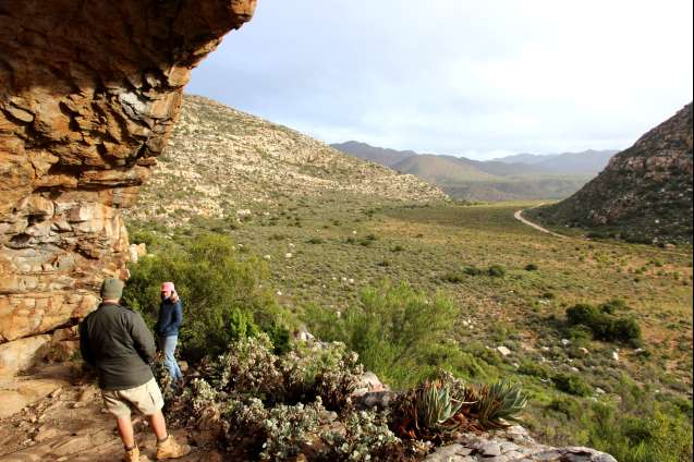 Rock art cave safari walk, sanbona
