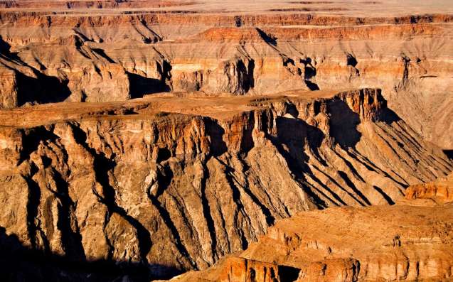 Fish river canyon in Namibia