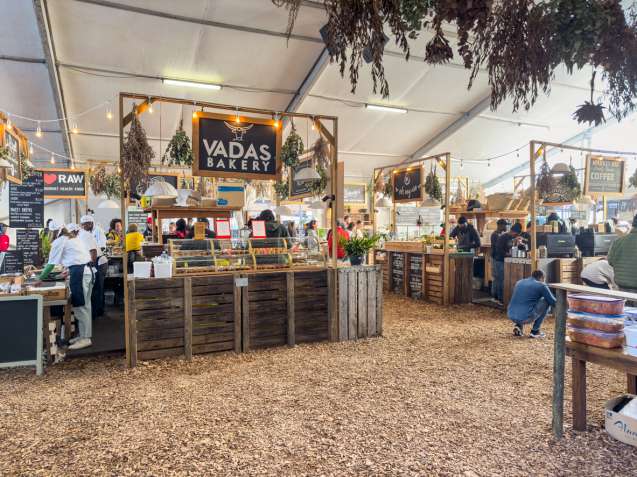 Oranjezicht City Farm at the waterfront in Cape Town