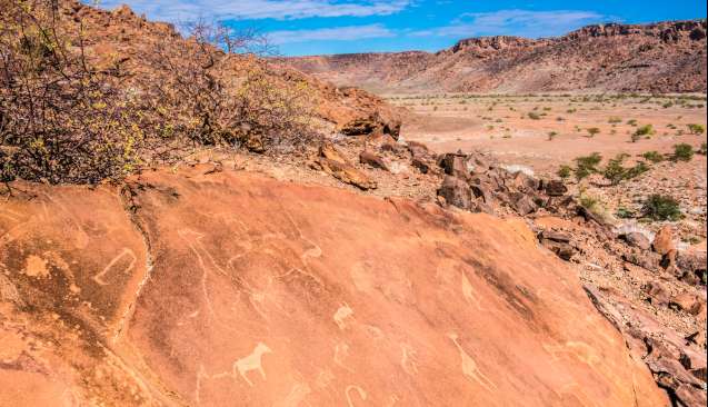 Twyfelfontein, namibia UNESCO World Heritage Site