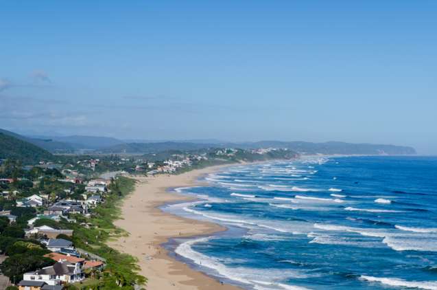 Wilderness beach on the garden route