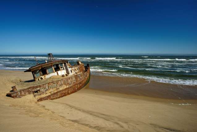 Shipwreck Skeleton Coast Namibia safari