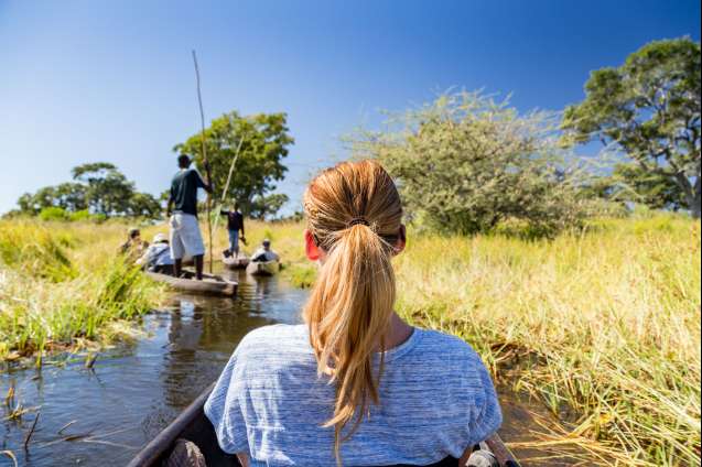 Botswana mokoro safari