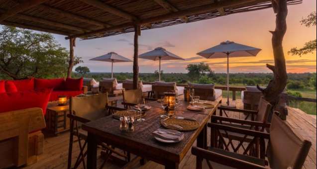 Safari lodge view