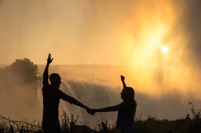 Victoria Falls safari sunset