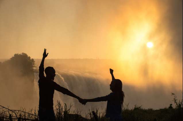 Victoria Falls safari sunset