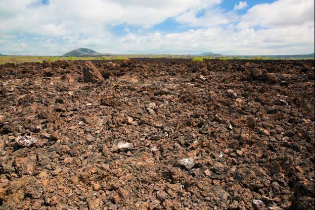 Tsavo west basalt rocks