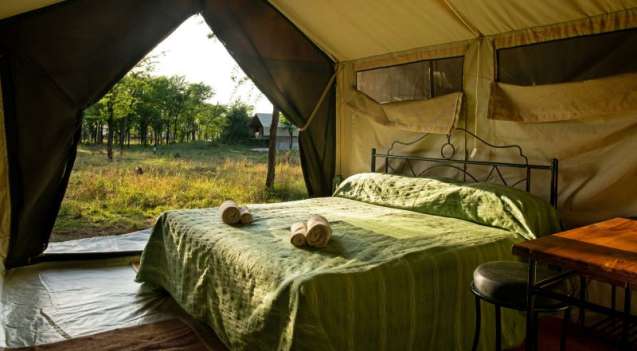 affordable Serengeti safari tent Kati Kati Camp