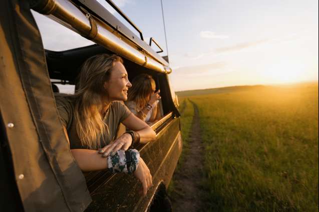 A private safari vehicle with only one group of travellers traversing Kenya&Atilde;&Acirc;&Atilde;&Acirc;&cent;&Atilde;&Acirc;&Atilde;&Acirc;&Atilde;&Acirc;&Atilde;&Acirc;s wildlife plains.