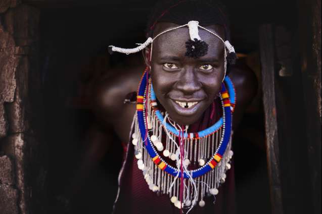Maasai warrior from the masai mara