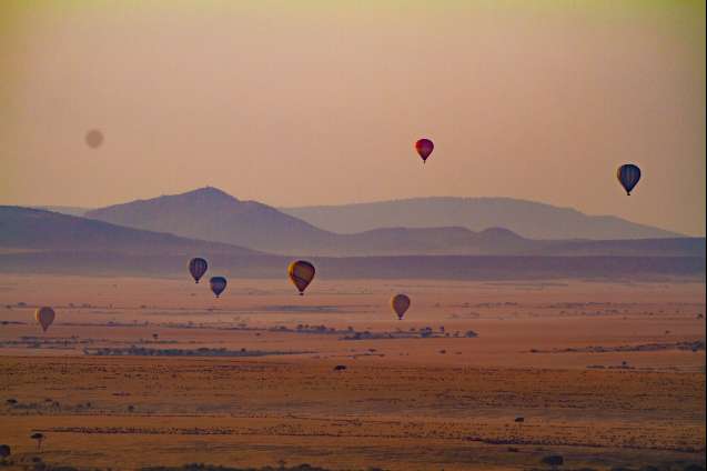 Hot Air Balloon Ride Masai Mara National Reserve Kenya