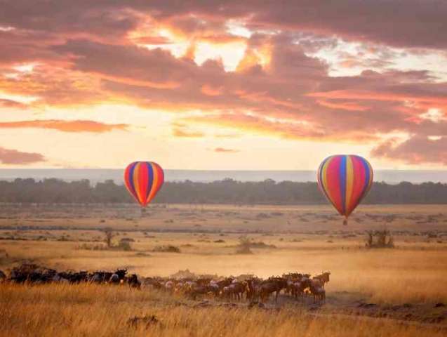 Sunrise over the Masai Mara