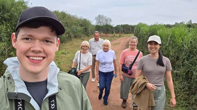Safari with family in Kenya