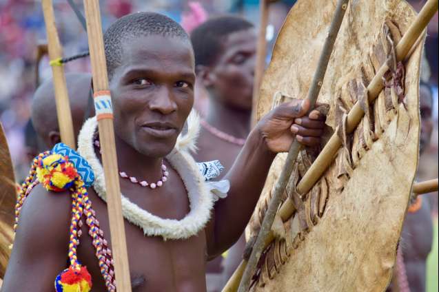 Eswatini tribal warriors