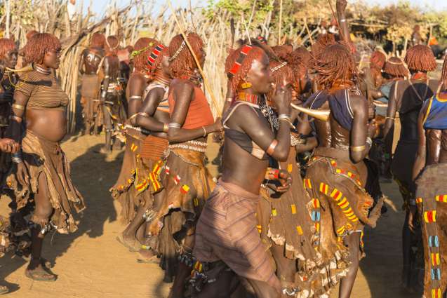 Bull jumping ceromony Ethiopia culture