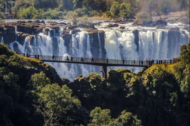 Vic falls Zambia and Zimbabwe