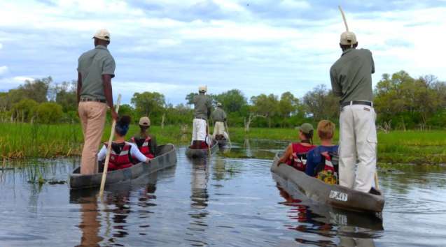 mokoro safari in the Okavango DSelta
