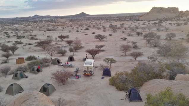 Namibia camping