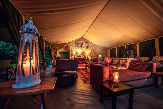 Lodge safaris are more comfortable though overland safaris can combine both camping and lodges
