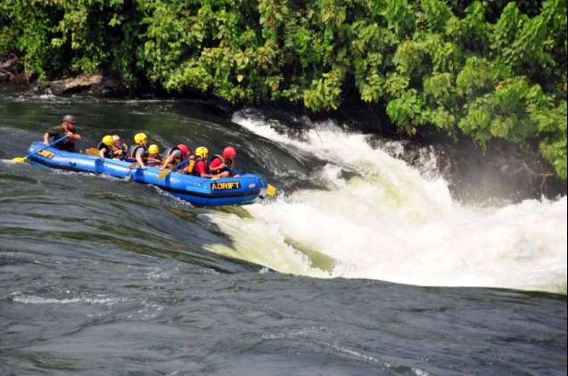 White water rafting near jinja uganda
