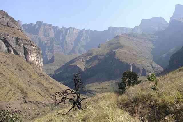 Drakensberg Mountains in South Africa