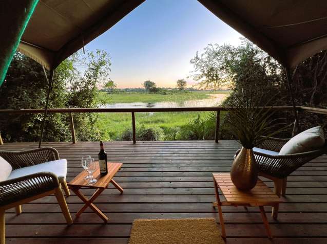 All tents have stunning views