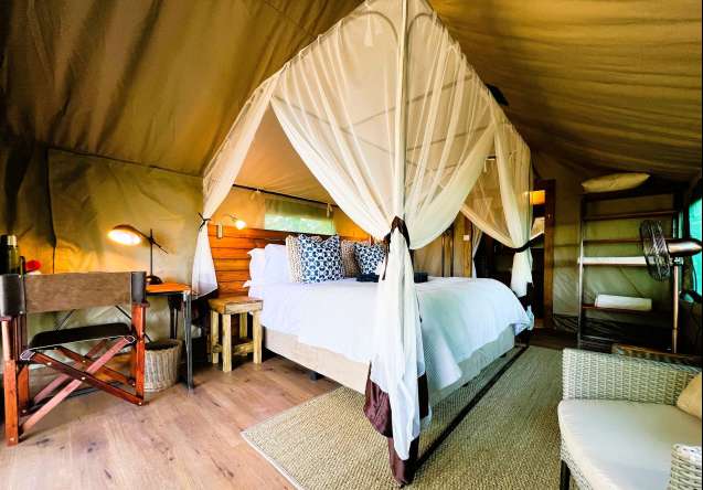 Permanent tented camp offers comfort 