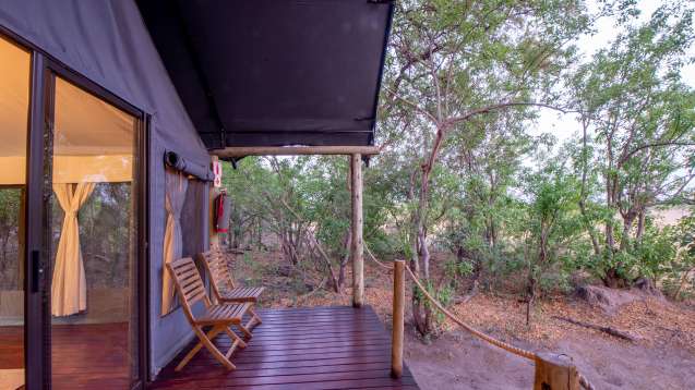 Luxury tents Khwai River Botswana