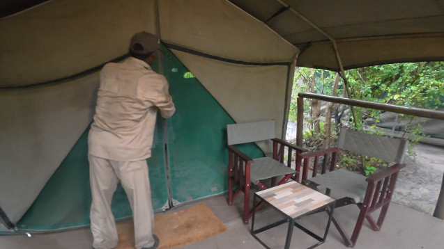Meru-style tent accommodation
