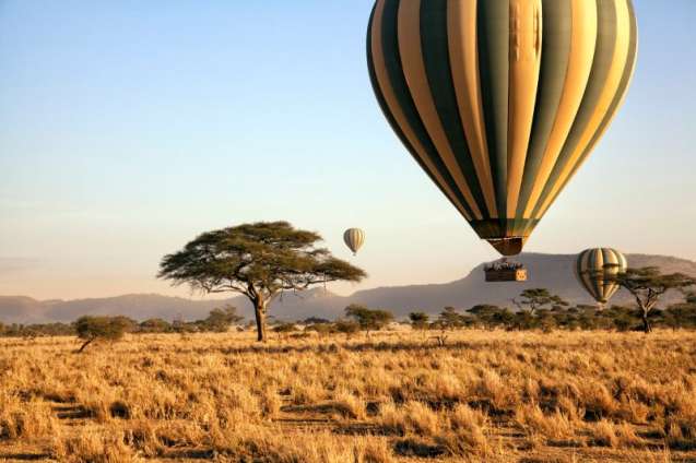 Hot air balloon safari - Serengeti, Tanzania