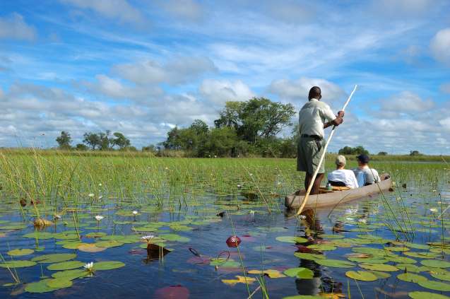 Okavango Delta Botswana mokoro safari (1)